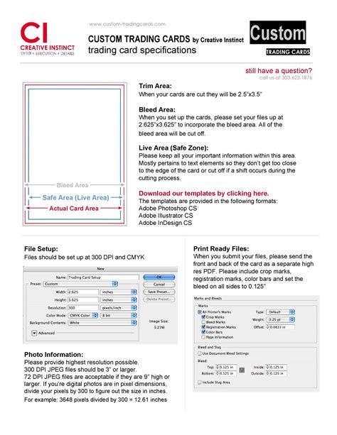 33 Free Trading Card Templates .